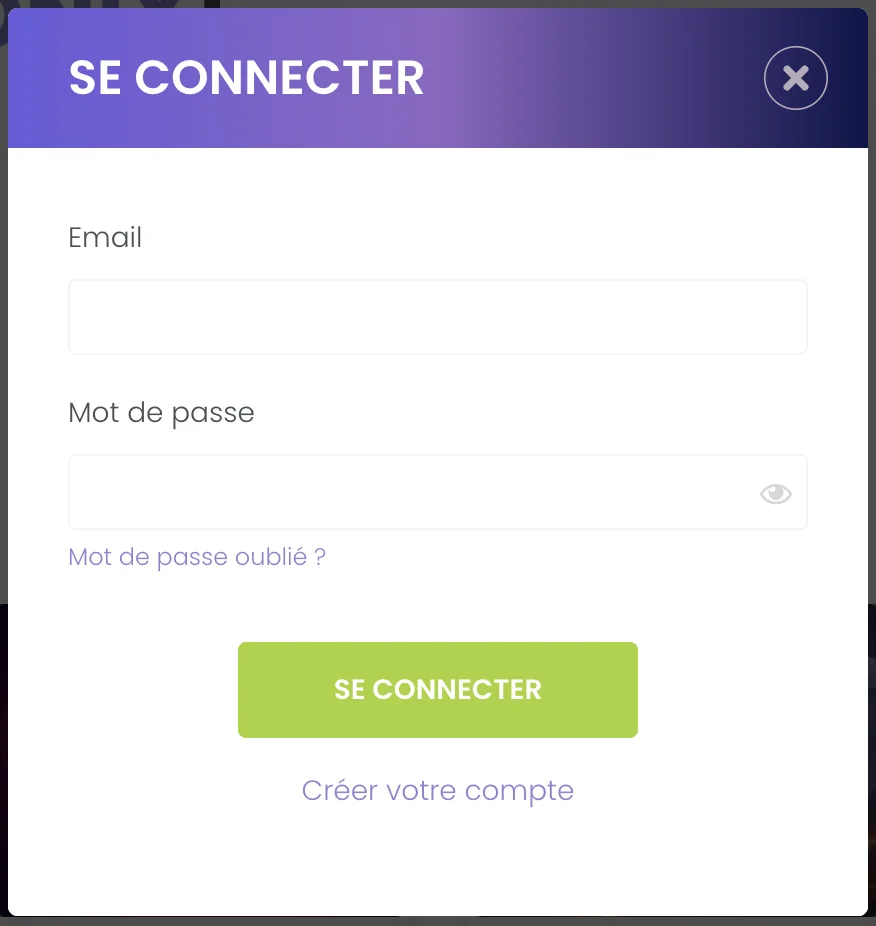 Connexion au compte Madnix Casino